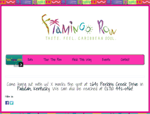 Tablet Screenshot of flamingorow.com